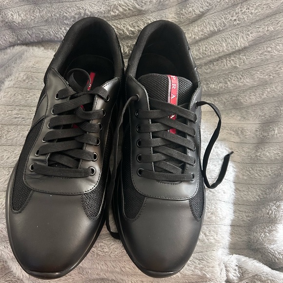 Prada Men's Black Sneakers - Picture 6 of 7